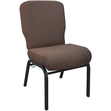 FLASH FURNITURE Advantage Signature Elite Java Church Chair, 20" Wide PCRCB-106